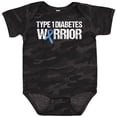thumbnail image 3 of Inktastic Type 1 Diabetes Warrior Boys or Girls Baby Bodysuit, 3 of 5