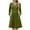2 Armygreen, variant on Fantaslook Long Sleeve Dresses for Women V Neck Casual Fall Dress Button Floral Midi Dresses with Pockets