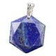 thumbnail image 1 of Lustre Suave Cristal Pulido Judía Facetada Forma de Hexagrama Colgante en apariencia de Collar Colgante Cyan Hugo Hexagram Stone DIY colgante, 1 of 6