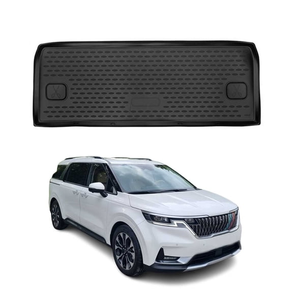 OMAC Cargo Mats Liner for Kia Carnival 2022-2025 Prestige Waterproof Black