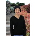 thumbnail image 3 of Seattle Chic Combed Cotton Cloche Hat for Women (Black), 3 of 8