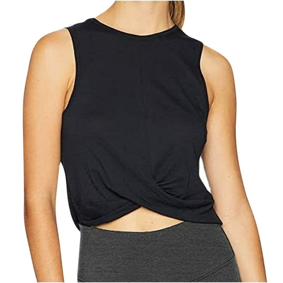 Samickarr Crop Vest Tops For Women Sleeveless Round Neck Blouse Small Design Short top With a Knitted Bottom Tops