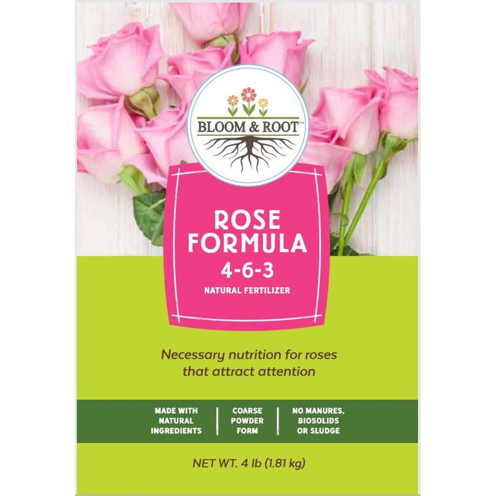Bloom & Root Natural Rose Formula Fertilizer 463, 4 Lbs
