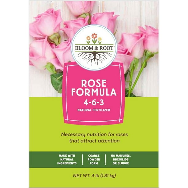 Bloom & Root Natural Rose Formula Fertilizer 463, 4 Lbs