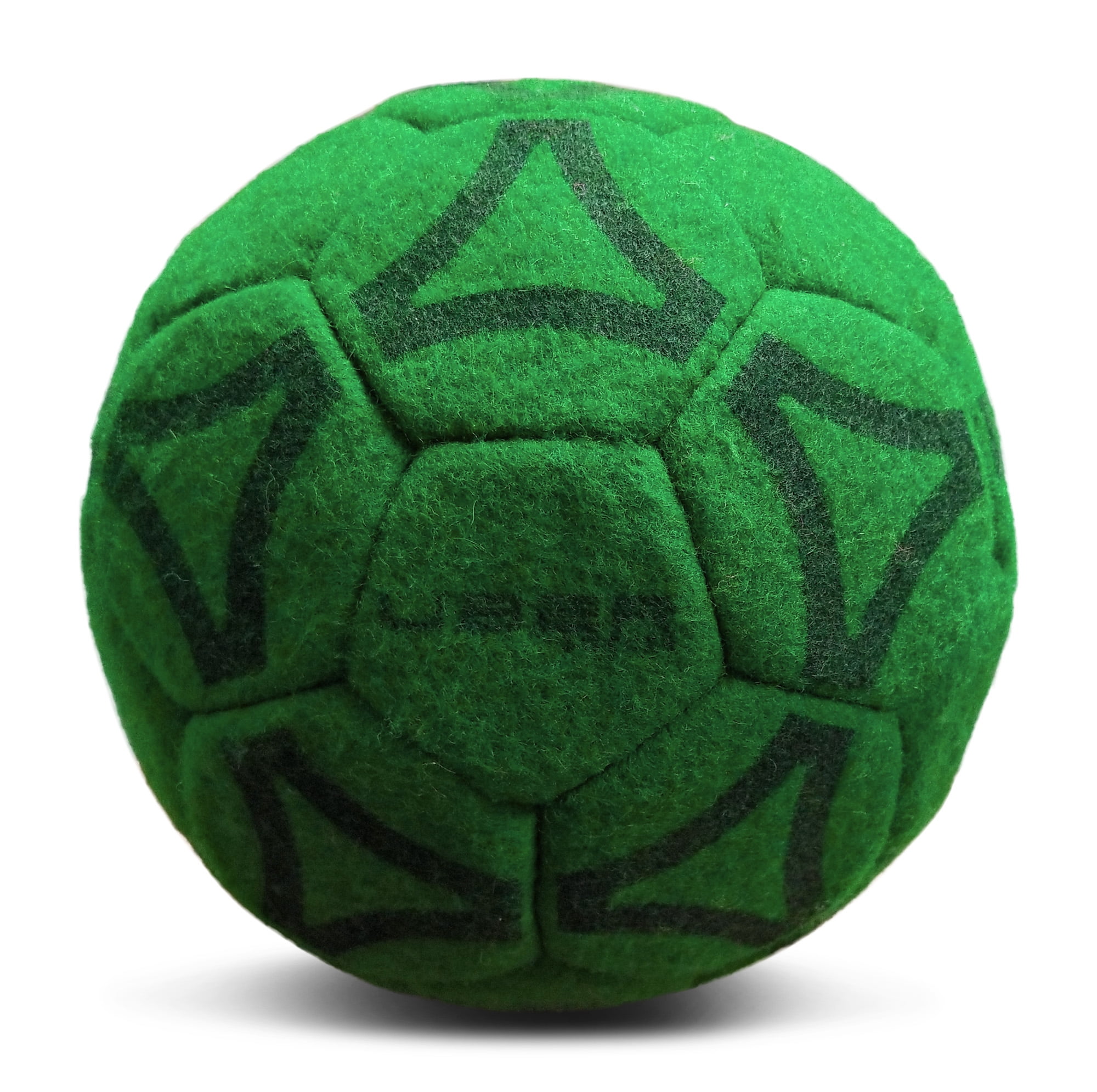 Uber Soccer Indoor Felt Soccer Ball Green Size 3