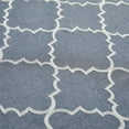 thumbnail image 5 of Mainstays Heathered Embroidered Sheer Curtain Panel Pair, Set of 2, Washed Indigo, 37"W x 84"L, 5 of 9