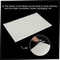 thumbnail image 4 of Uxcell 17Pcs Clear Seal Labels Square Sealing Dots Stickers Sheet, 1.2x1.2 Inch Waterproof Gift Box Envelope, 4 of 6