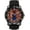 Black & Brown, variant on "The Waterman" Hawaiian Koa Wood Watch (47mm, Chrome, Black Leather Band)