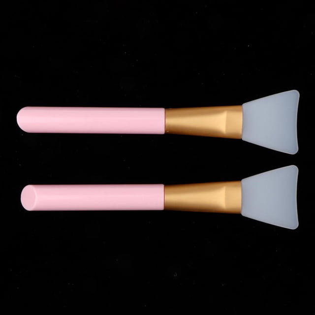 2x de Silicona para La Cara Cepillos cabellero Herramientas - Rosado