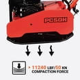 thumbnail image 4 of Contractor Hydraulic Reversible Plate Compactor, PC50H, Honda GX390 13 HP Gas Engine, 50 kN/11,240 lbf Force, 4 of 5