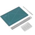 thumbnail image 4 of Durable A5 Fabric Cutting Mat - Accurate Inch/mm Scale, 15x22cm, with Knife Blades Ruler, 4 of 24