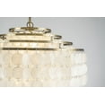 thumbnail image 3 of 6-Light 22" Glam Coastal Capiz Tierd Chandelier 4-Tier Vintage Natural Seashell Hanging Light, 3 of 5