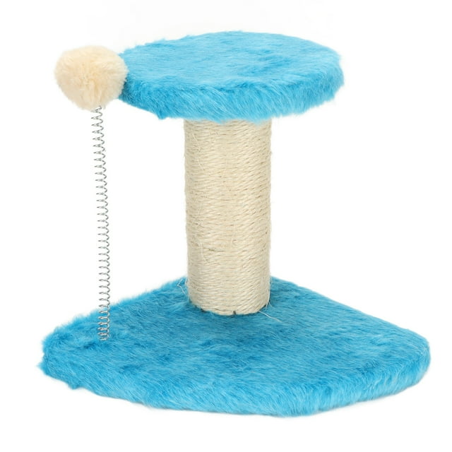 Jouet Grattoir pour Chat, Poteau à Gratter Interactif Multifonctionnel