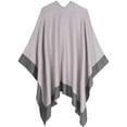 thumbnail image 6 of YWDJ Shawl Wrap Women Autumn Fashion Pashmina Shawl Wrap Cape Sweater Knitting Cardigan Scarf Pink M, 6 of 7