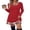 Bright Red, variant on WIHOLL Long Sleeve Dress for Women Knit Tunic Sweater Dress Crew Neck Casual Fall Winter Dresses