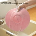 thumbnail image 3 of Silicone Lid Set, Microwave Splatter Cover, Food Suction Lid for Bowls Pots Pans with Strong Adsorption 5pcs, for Most Containers Made of Stainless Steel, Metal, Ceramic, Glass, 3 of 7