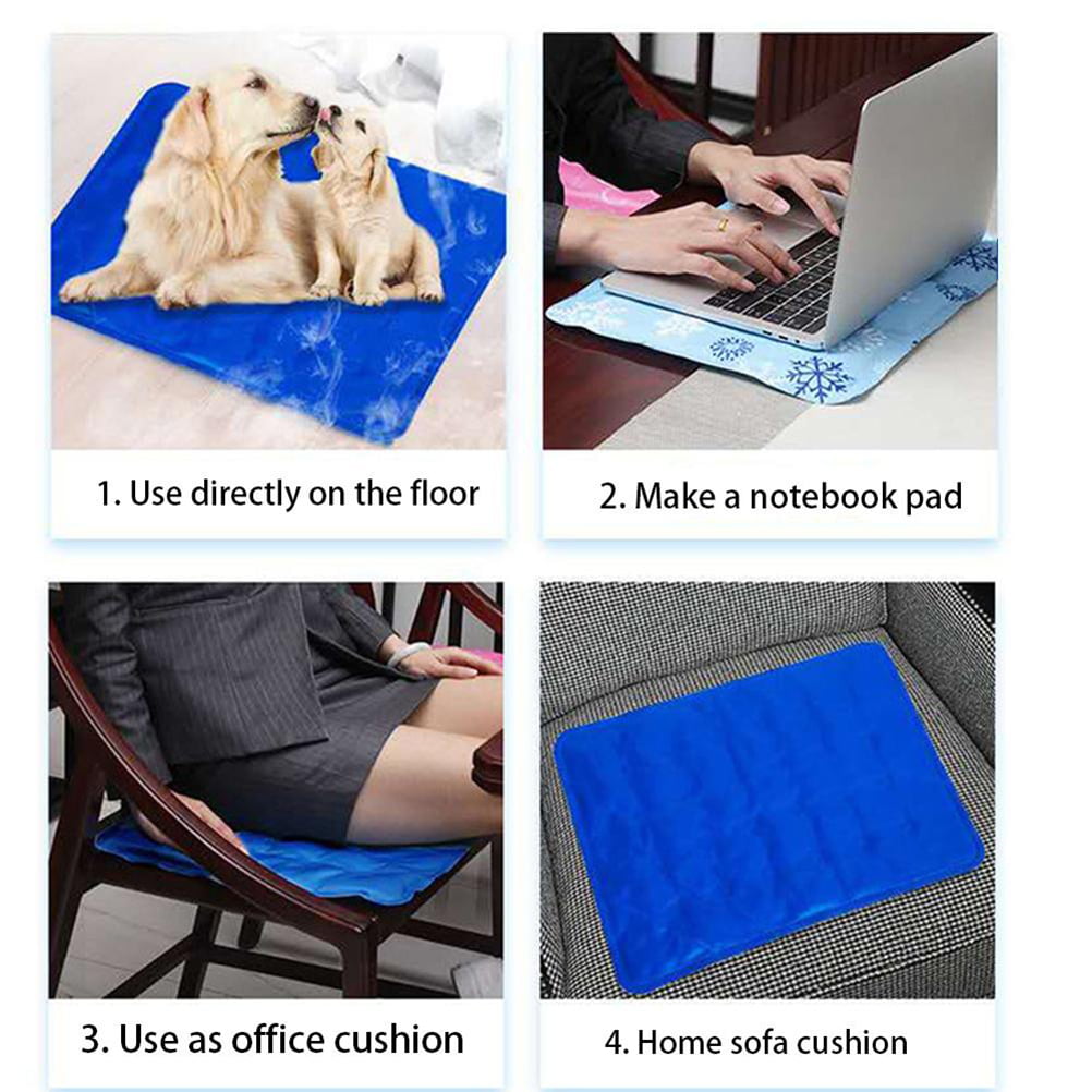Gel Cooling Mat Pad Pillow Bed Car  seat Menopause Laptop Pet Office Travel NEW 