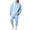 Light Blue, variant on UDAUDU Men's Tracksuits Set 2 Piece Sweatsuit Casual Jogging Suits Athletic Workout Long Sleeve Hoodie and Sweatpants Outfit Black 2XL