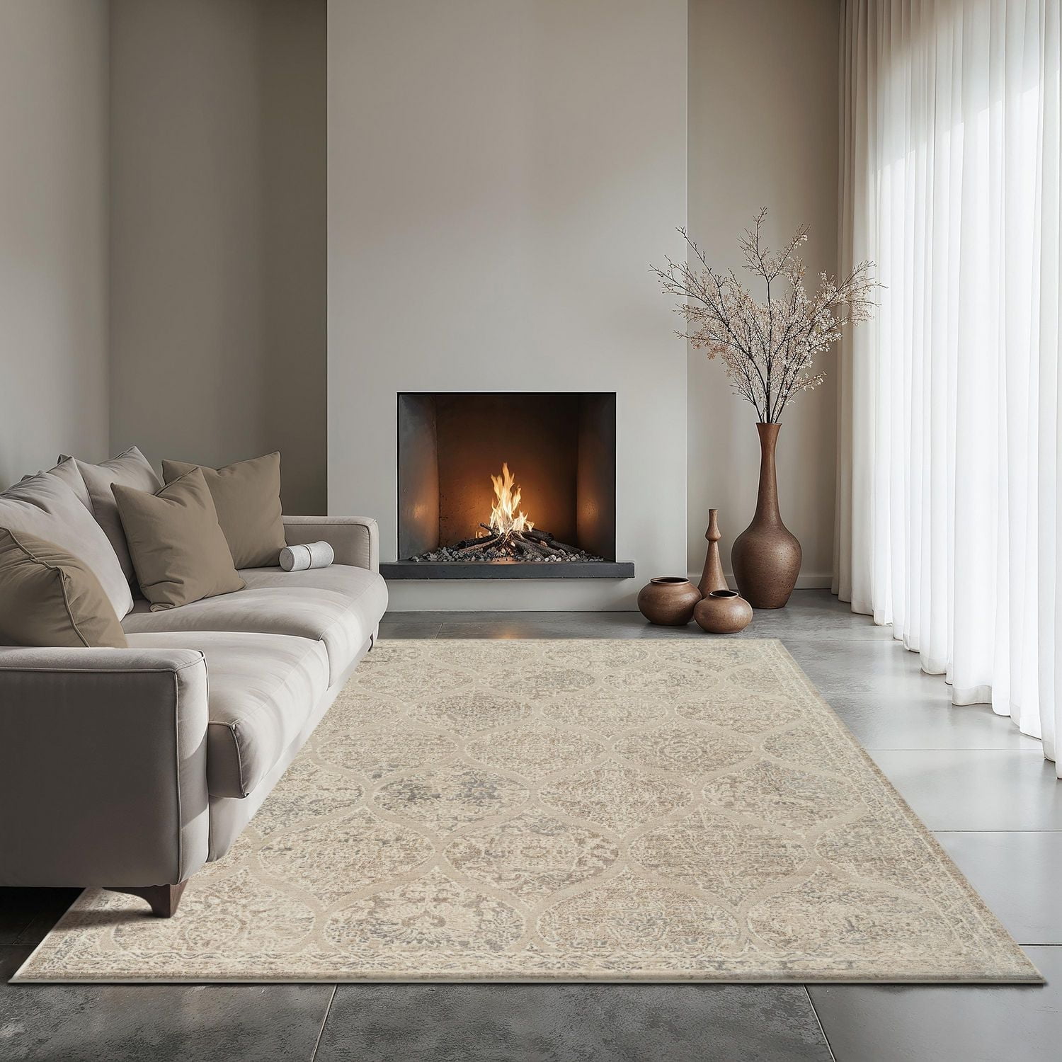 HT 5X7 AGEMEMNON - MULTI, 5 ft. 3 in. x 7 ft.