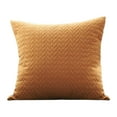 thumbnail image 2 of Leaf Quilted Embossed Pillowcase 17x17 Inch Double-Sided Solid Color with Zipper – Soft Polyester Cover for Sofa, Bed, Chair Decor in Multiple Colors, 2 of 6