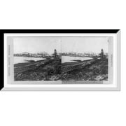Historic Framed Print, Meadow Lake 6800 elevation; Knickerbocker Hill and Old Man Mountain, 17-7/8" x 21-7/8"