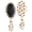 Halloween Pumpkin Bat Star Pattern, variant on Halloween Simple White Ghost Silhouette Brush, Detangling Hair Brush, Scalp Massage Hair Comb, Smooth Handle Gifts for Wet Dry Hair Styling