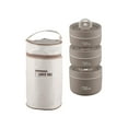 thumbnail image 2 of jifeng Lunch Box Set Stackable Bento Box Snack Box Leak Stainless Steel Food Lunch 3PCS, 2 of 9