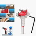 thumbnail image 3 of Compact Cabinet Hinge 35mm Steel Boring Positioning Drill Bit Wood Hole Saw, 3 of 16