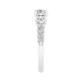 thumbnail image 3 of Dash Jewel 1.5 Ct VVS1/D Round Cut Lab Created Simulated Diamond Ring - 14K White Gold Plated Wedding Anniversary Ring - Dainty Engagement Wedding Diamond Ring for Women's - Solitaire Rings for Her, 3 of 7