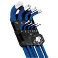 thumbnail image 3 of Performance Tool W9136 Long Arm Metric Hex Key Set, 9-Piece, Blue, 3 of 3