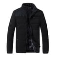 thumbnail image 2 of LOVZFMLL Jackets for Men's Zipper Closing Cardigan Carry Pockets Long Sleeve Stand Collar Jacket, 2 of 5