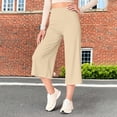 thumbnail image 4 of Duoif Women High Waist Yoga Pants Hollow Out Comfy Stretchy Leggings Compression Plus Size High Waisted Gym Workout Yoga Pants 2026 Womens Bottoms Beige L, 4 of 9