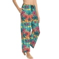 thumbnail image 2 of Daiia Hawaii Palms Women's Sleep Pant with Pockets and Drawstring,Pajama Pants-XX-Large, 2 of 9