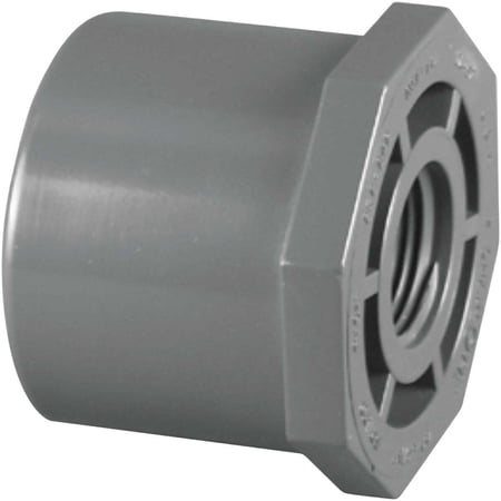 Charlotte Pipe PVC Reducing Bushing - Schedule 80 Spigot x FIP - 1-1/2 In. x 3/4 In.