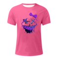 thumbnail image 2 of T Shirts for Man Funny Graphic Lightweight Short Sleeve Crew Neck Summer Sports Tee Casual Shirts for Men Pink XXL, 2 of 3