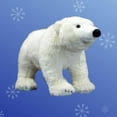 thumbnail image 3 of Realistic Polar Bear Stuffed Animal Plush Toy, Lifelike White Bear Plushies, Simulation Animals Doll, 3 of 8
