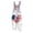 Deep Red, variant on Patriotic Overalls Women American Flag Regular Pant Leg Length Backless Rompers Usa Flag Independence Day Summer Classic JumpsuitsS
