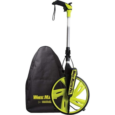 

Calculated Industries 6540 Wheel Master Pro 12 Commercial Grade Feet-Inch Distance Measuring Wheel; + FREE Carrying Pack
