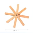 thumbnail image 4 of Wooden Tree Trivet Wooden Trivets for Hot Dishes Tree Shape Trivet Set for Teapot Hot Pots Ncorporate Art Into Your Life, 4 of 8