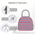 thumbnail image 4 of Easygdp Stars And Stripes Bolsa de Almuerzo Insulada Grande, Forro de Aluminio, Diseño Espacioso, a Prueba de Fugas, Ideal para Trabajo, Picnics, Viajes y Actividades al Aire Libre, 4 of 6