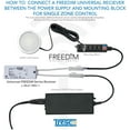 thumbnail image 3 of Tresco L-WLD-1REC-1 Freedim Series Universal Receiver - White, 3 of 4