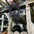 thumbnail image 4 of Clearance! Halloween Garland Simulation Crow Party Decoration Door Hanging Garland Rattan Circle Black, 4 of 6