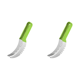thumbnail image 1 of Cortador Sandía Inoxidable Con Antideslizante Divisor Frutas () Verde, 1 of 4