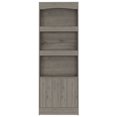thumbnail image 2 of Miekor Furniture Simma Bookcase, Metal Hardware, Three Shelves, Double Door Cabinet -Light Gray 14126, 2 of 7