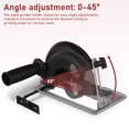 thumbnail image 3 of Support de Moulin à Angle Robuste Support de Moulin à Angle de Bureau Support de Machine à Découper Universel Réglable, 3 of 9