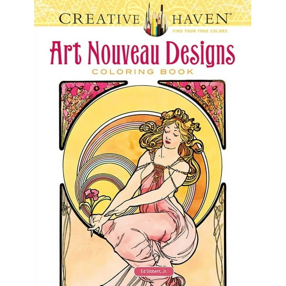 Adult Coloring Books: Art & Design: Creative Haven Art Nouveau Designs Coloring Book (Paperback)