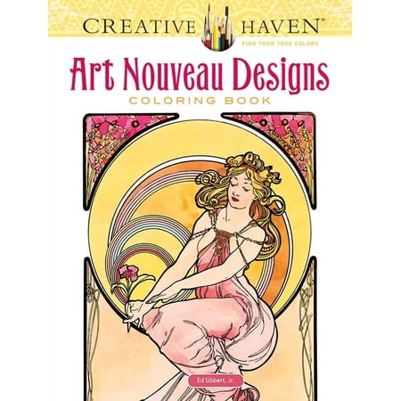 Adult Coloring Books: Art & Design: Creative Haven Art Nouveau Designs Coloring Book (Paperback)