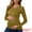 Ginger Yellow, variant on DARING DIVA Women's Ruched Long Sleeve Maternity Blouses S Black