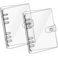 thumbnail image 2 of 2 Pieces A5 Binder Cover, A5 Ring Binder Cover, Transparent Ring Binder Folder, 6 Holes, 2 of 5