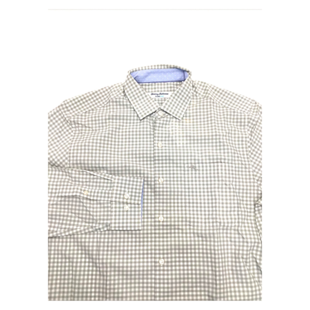 Tommy Bahama T32426 Newport Grazie Gingham Long Sleeve Shirt Heron M